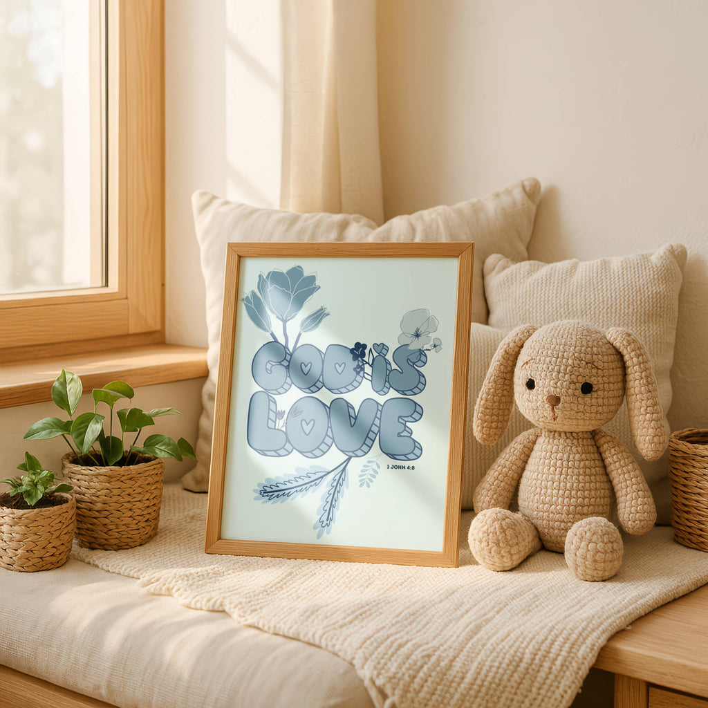 God is Love Floral | 1 John 4:8