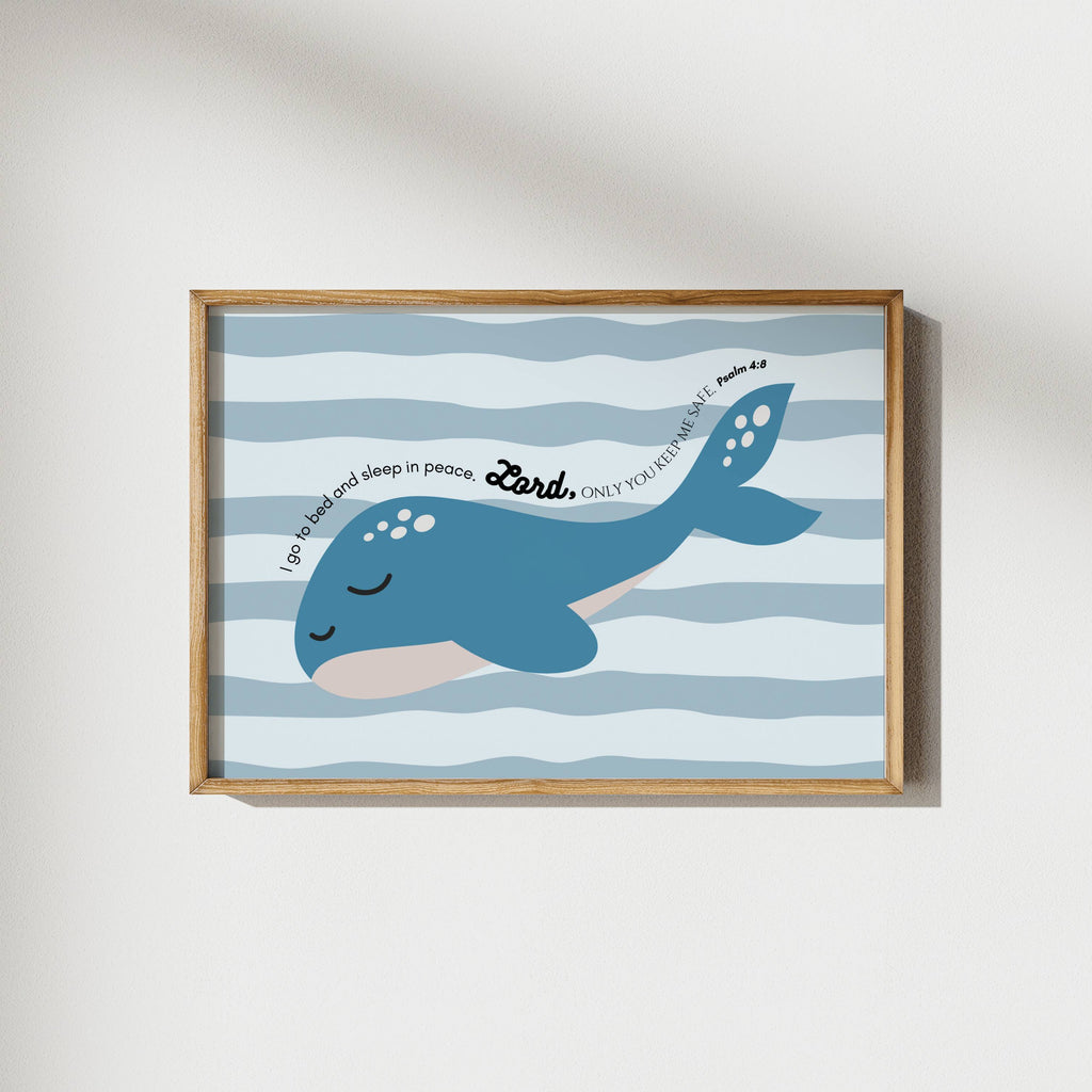 Sleepy Whale | Psalm 4:8