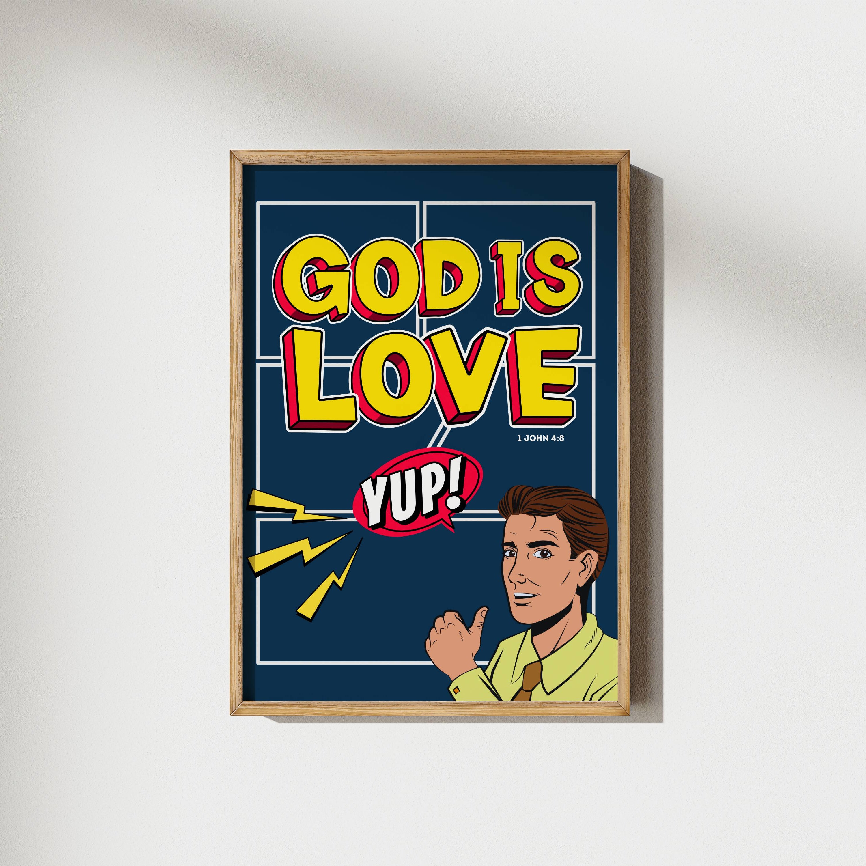 God is Love Comic | 1 John 4:8