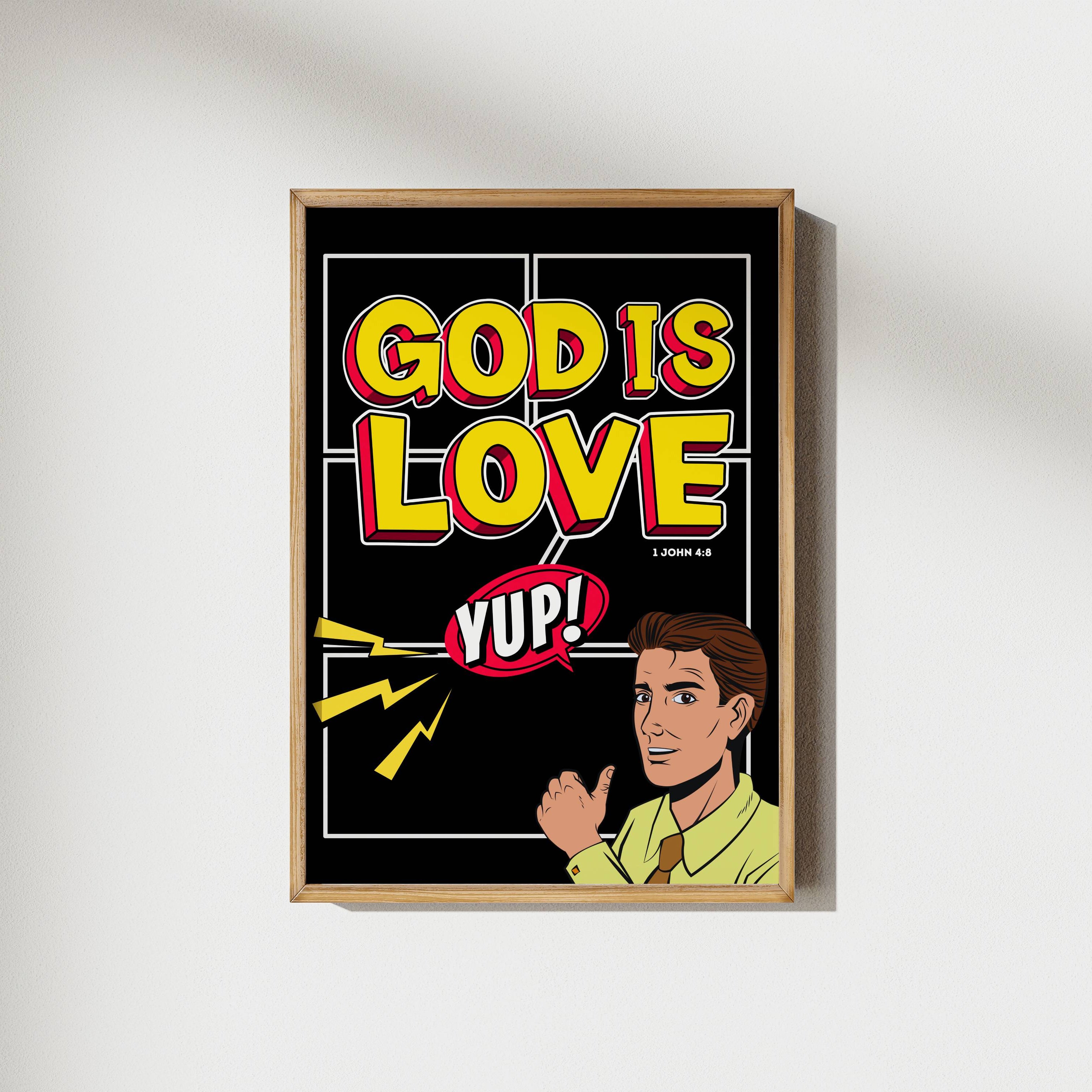 God is Love Comic | 1 John 4:8