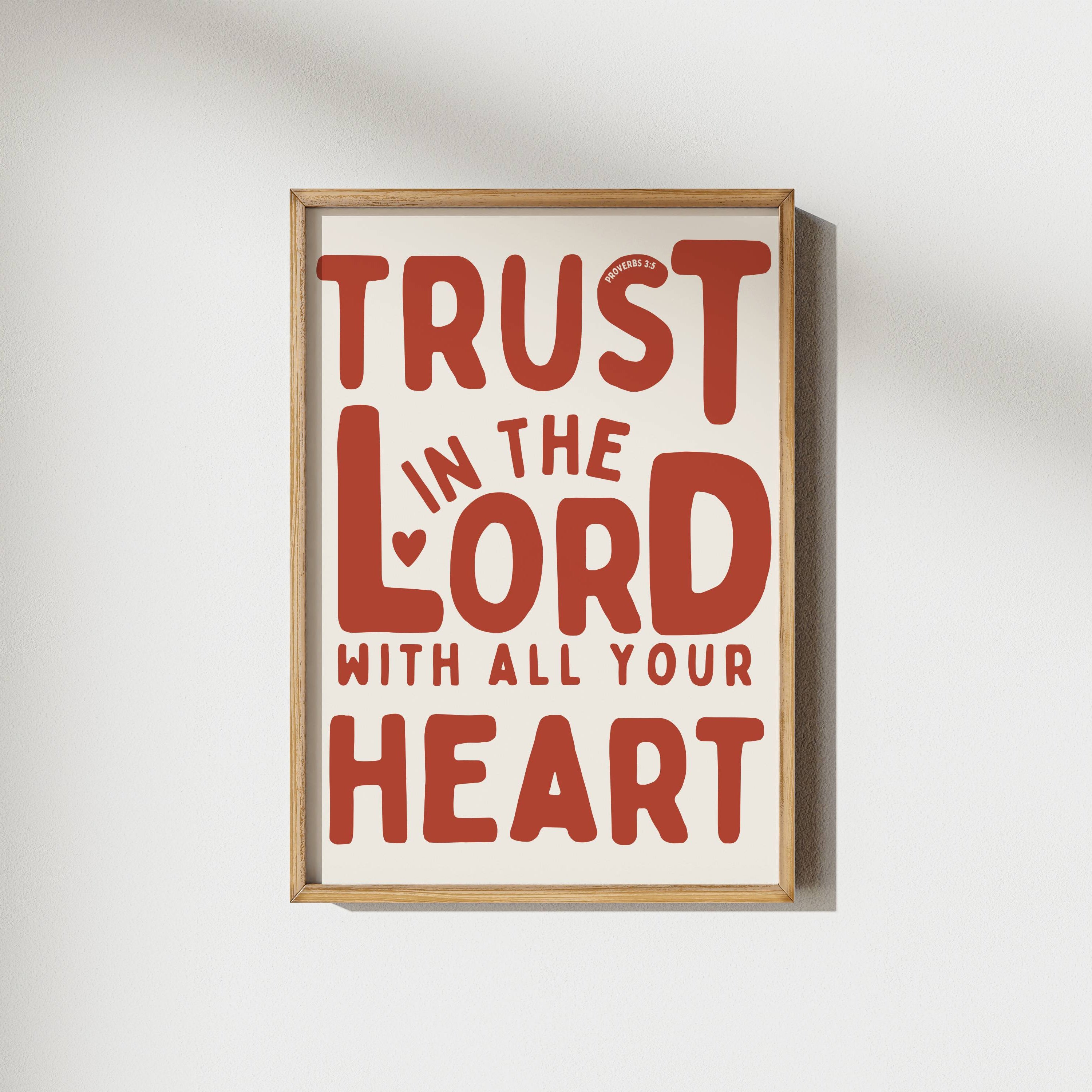 Trust the Lord | Proverbs 3:5