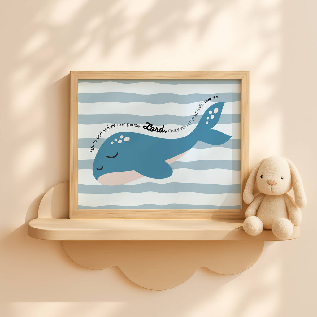 Sleepy Whale | Psalm 4:8
