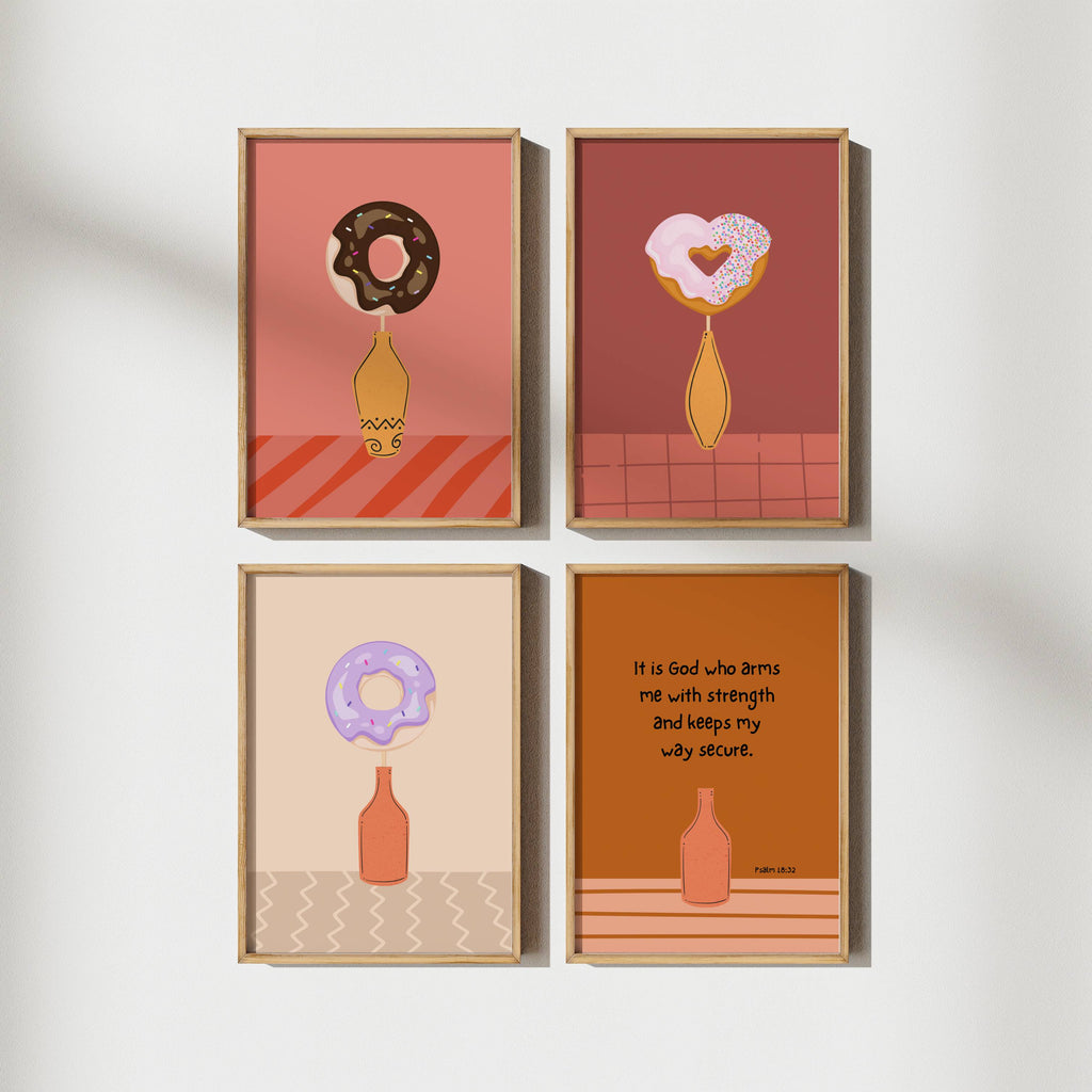 Donut Flowers | Psalm 18:32